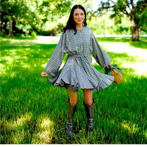 Gianni Bini Charlie Plaid Dress size S